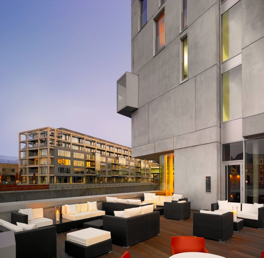 External Terrace at art'otel Cologne